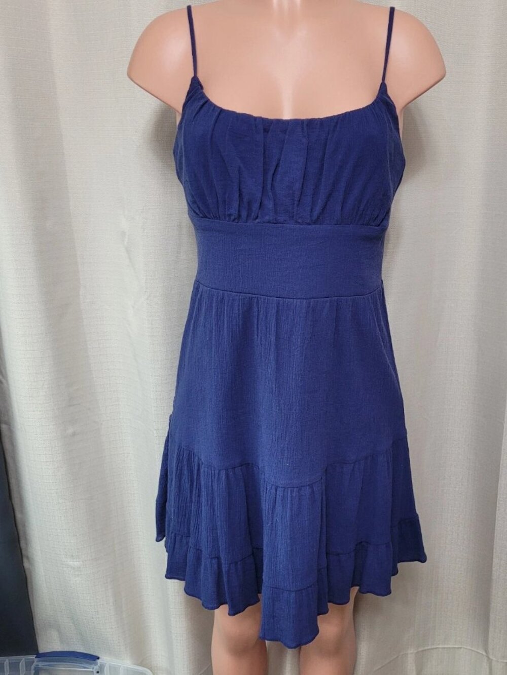 B. Darlin Spaghetti Strap Tie Back Mini Dress